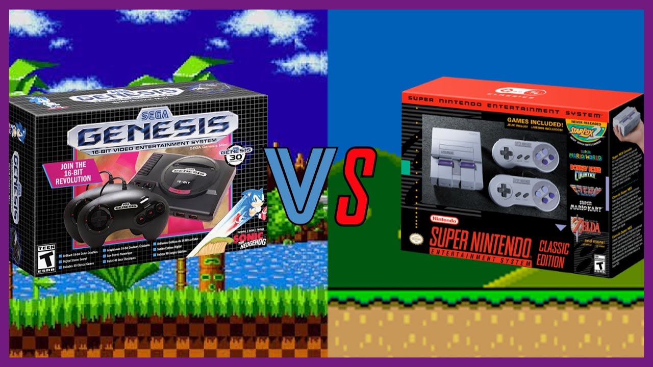 Which is the BEST Mini Console? | Sega Genesis Mini vs The Super Nintendo Classic