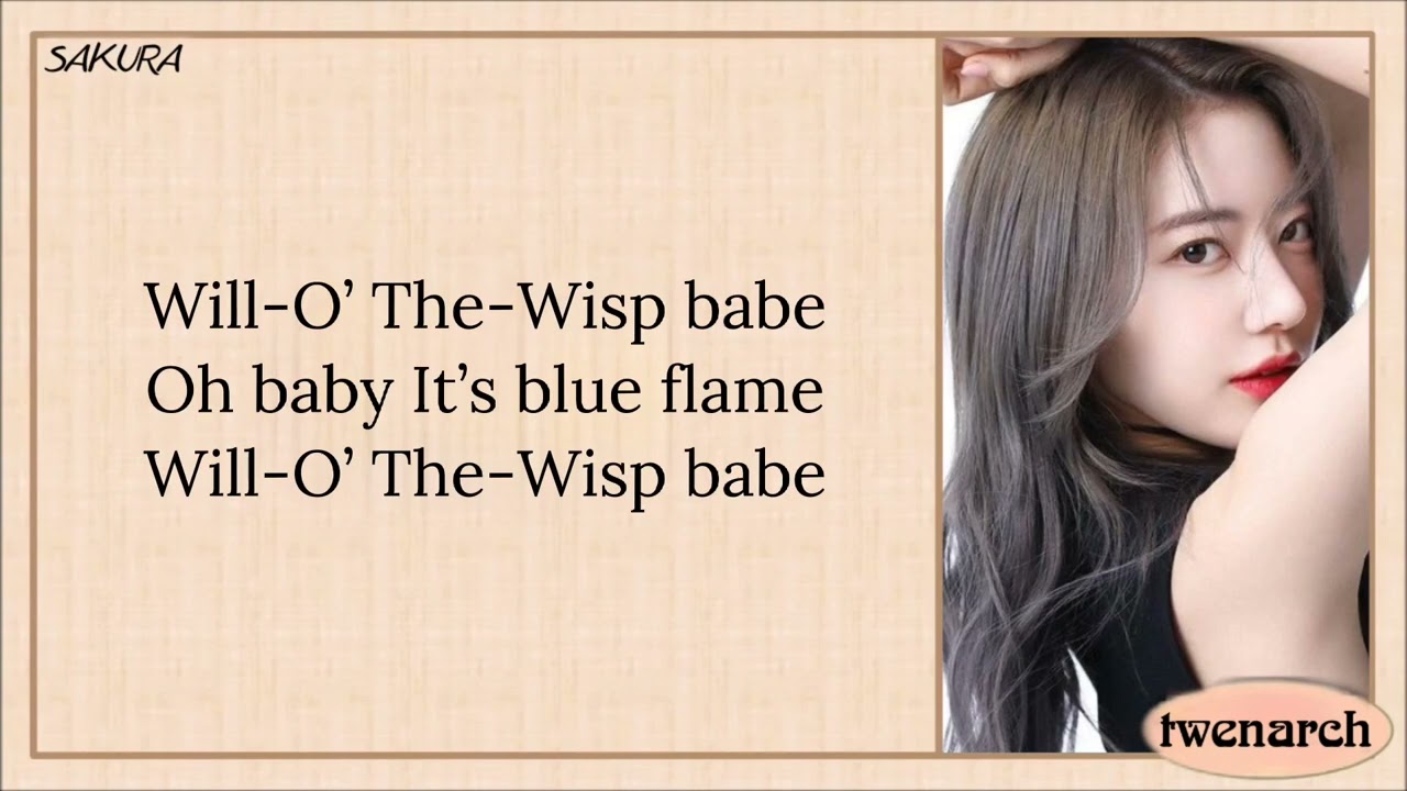 LE SSERAFIM (르세라핌) - Blue Flame (Karaoke)