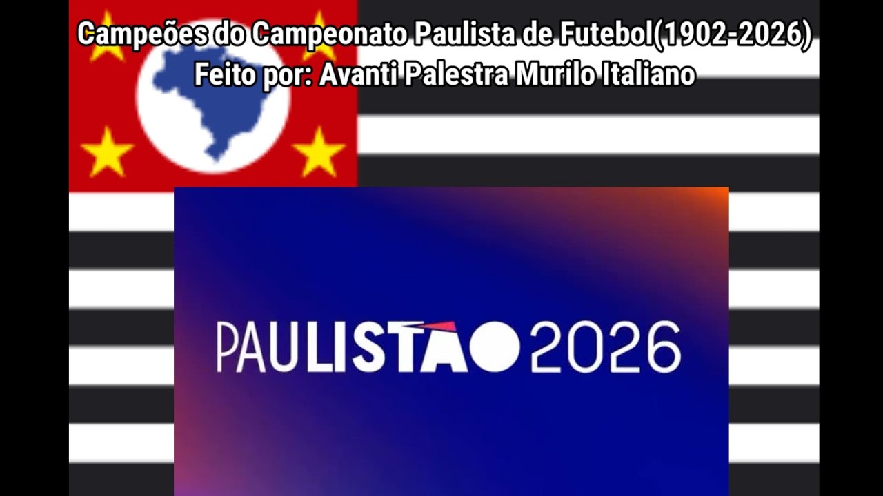 Campeões do Campeonato Paulista de Futebol(1902-2026)