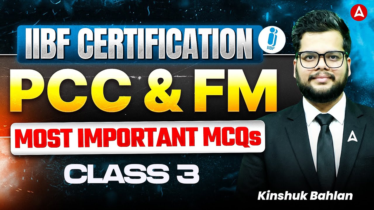 IIBF Certification | Prevention of Cyber Crimes & Fraud Management | MCQs Class 3 | Kinshuk Bahlan