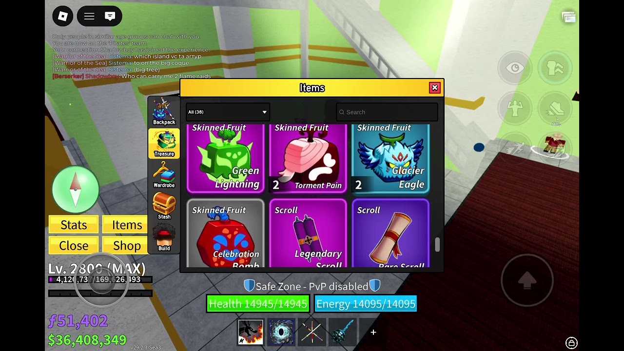 Rolling a fruit and account show off!