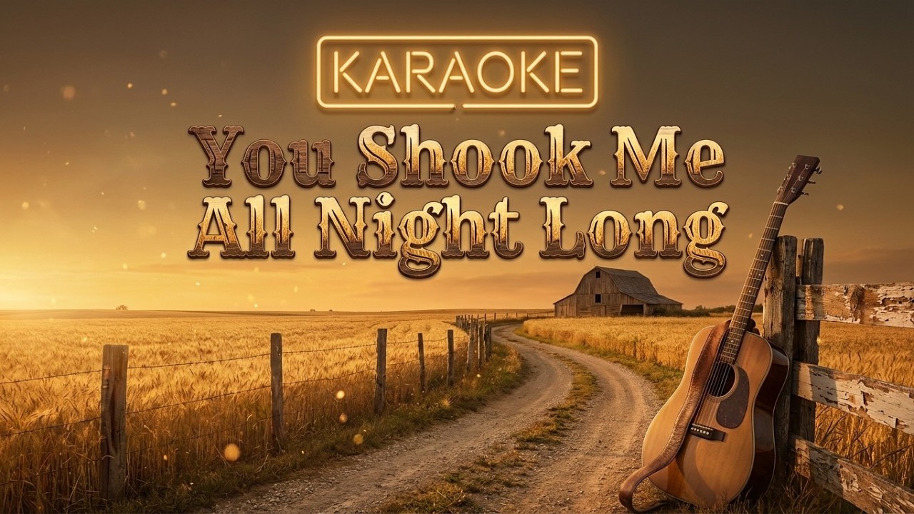 Robby Johnson - You Shook Me All Night Long (Country Cover) (Karaoke)