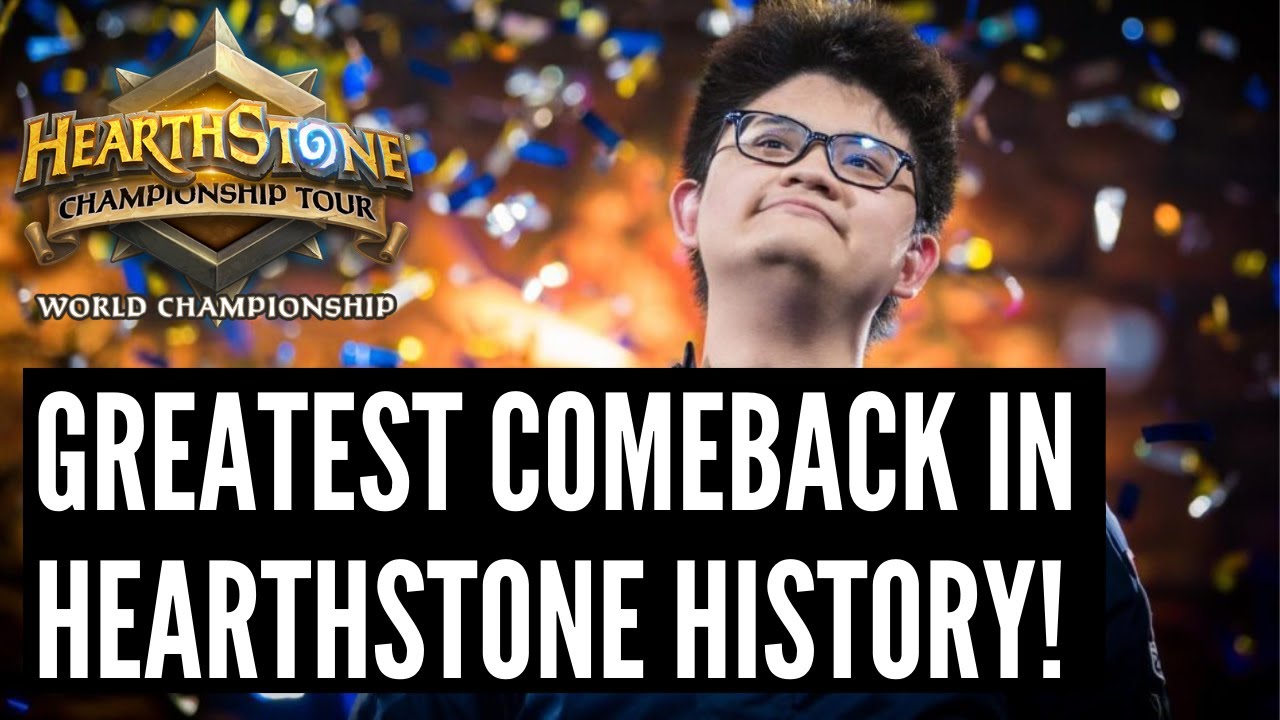 Hearthstone Rewind: The GREATEST COMEBACK in Hearthstone history! Fr0zen vs Tom60229!