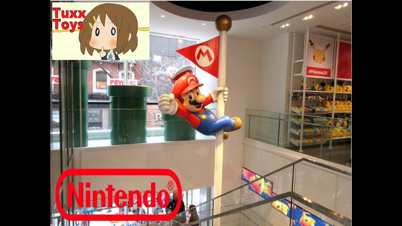 Nintendo NYC Grand Re-Opening   (AKA Pokemon Center & Nintendo world) Charles Martinet