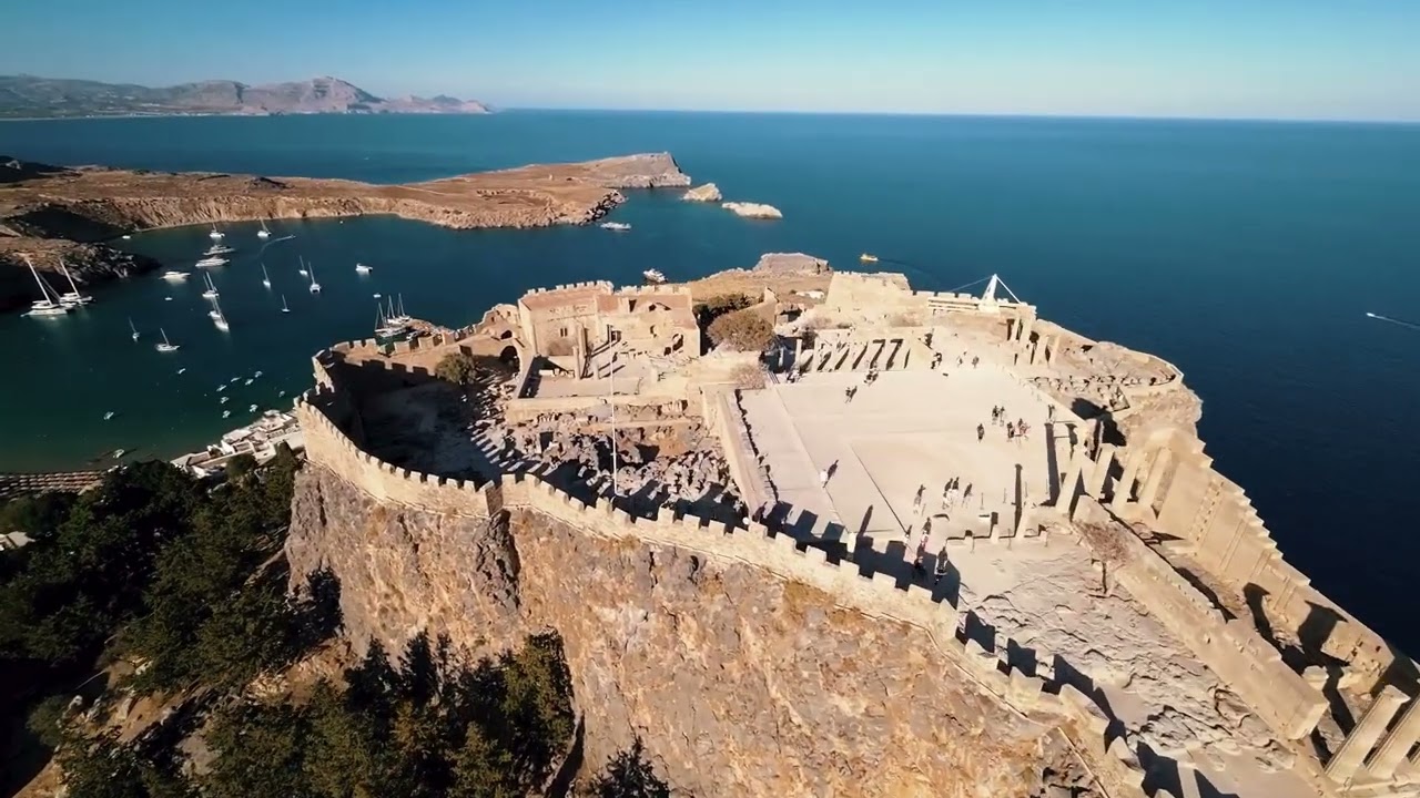 The Acropolis of Lindos dron X 2024