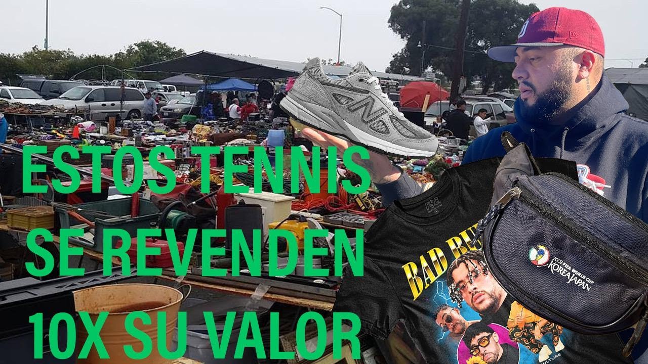 ENCONTRE SNEAKERS que se REVENDEN 10X su VALOR y GENTE SE PONE VIOLENTA en el SWAPMEET de CORONADO