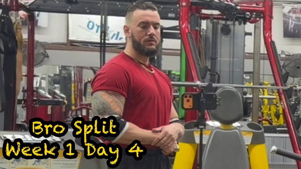 The Bro Split Week 1 Day 4 | Shoulders And Traps | Gym Vlog #26 