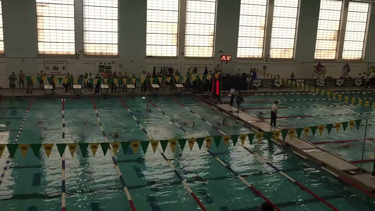 2/14/26- 39th Black History Meet in D.C., 100y back, Caleb 1:09.79