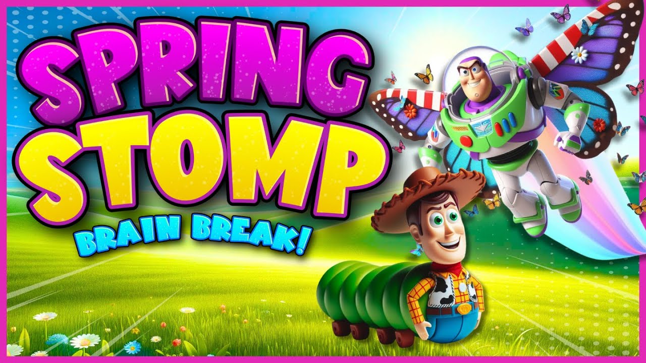 Spring Stomp! ☀️ Spring Brain Break ☀️ Freeze Dance ☀️ Just Dance ☀️ Go Noodle ☀️ Yoga for Kids ☀️