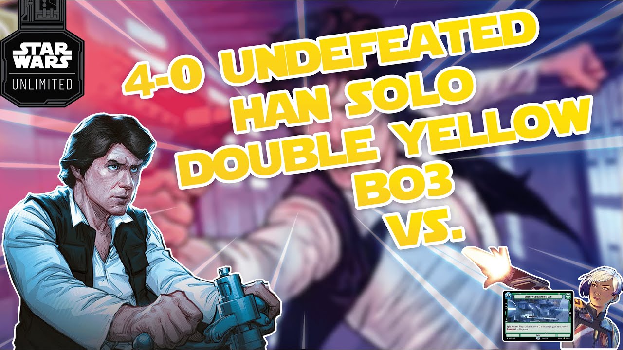 4-0 Undefeated Han Double Yellow Deck List | Huge Tournament Announcement | #starwarsunlimited