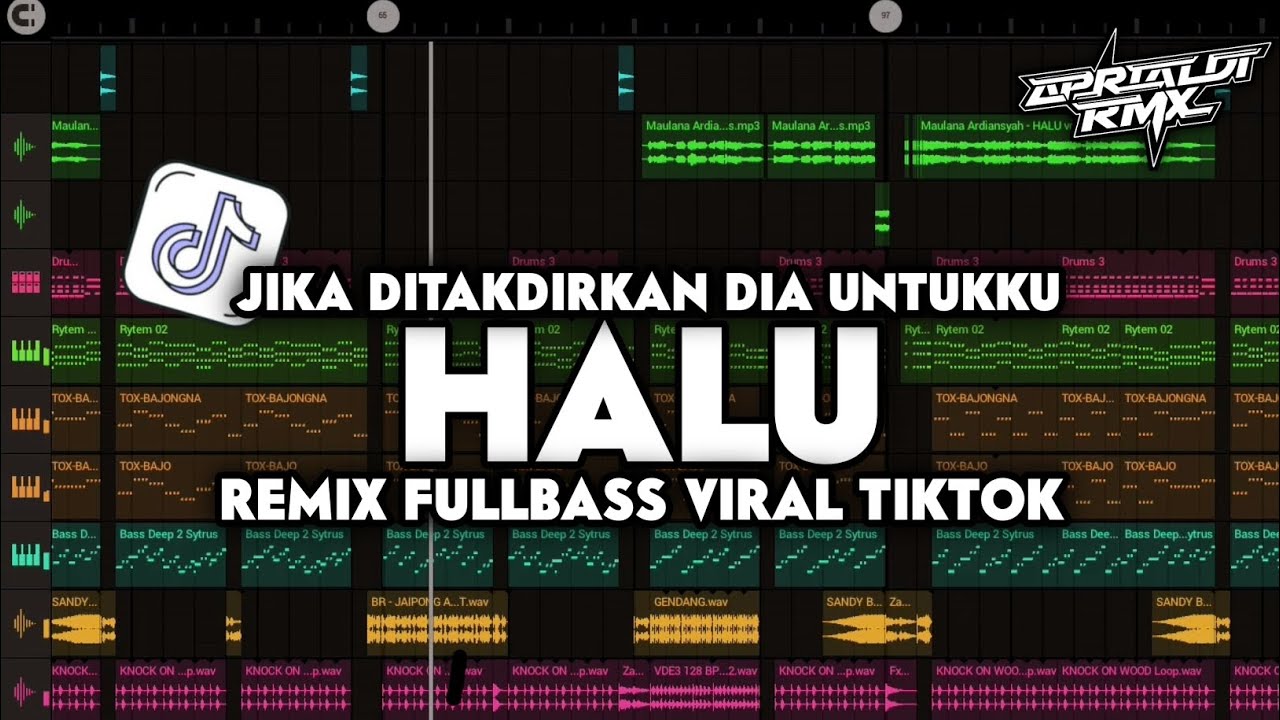 DJ JIKA DITAKDIRKAN DIA UNTUKKU - HALU || REMIX FULLBASS VIRAL TIKTOK  Aprialdi Rmx)