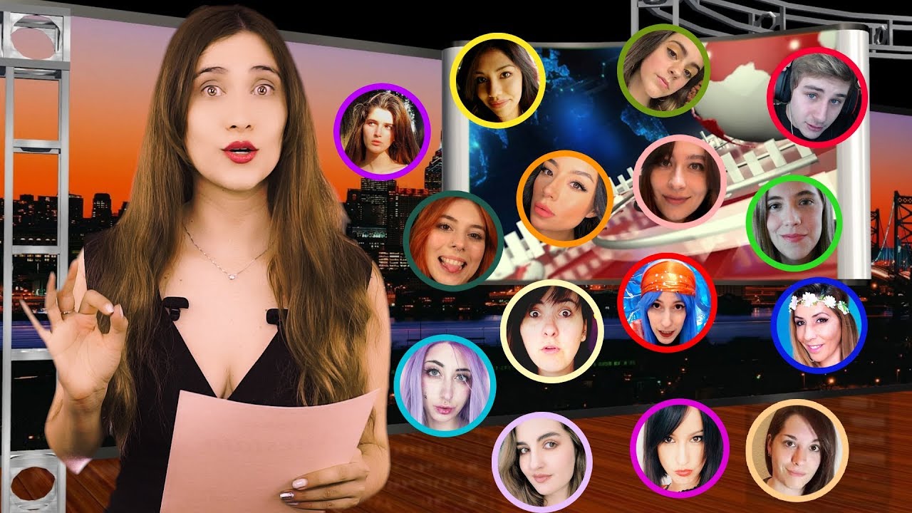 Las últimas noticias del mundo asmr. 16 youtubers reportando | ASMR Español | Asmr with Sasha