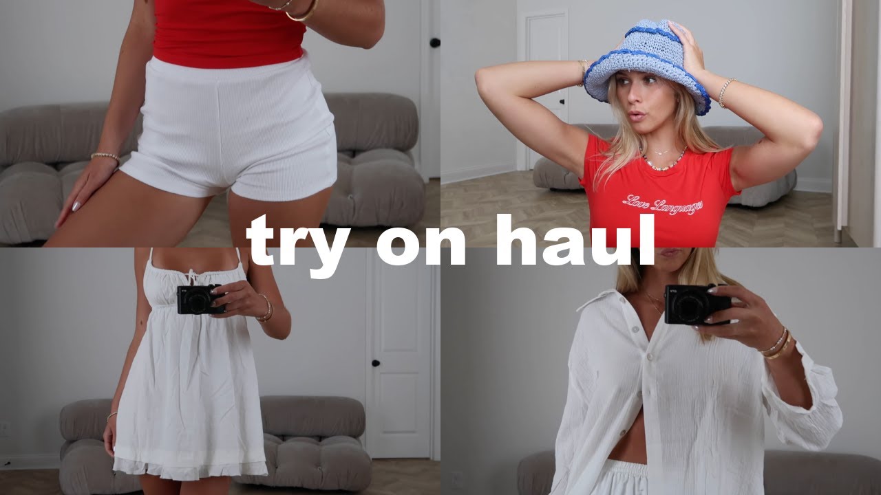 summer try-on haul ft. Princess Polly 🍉🐚🇺🇸🦞