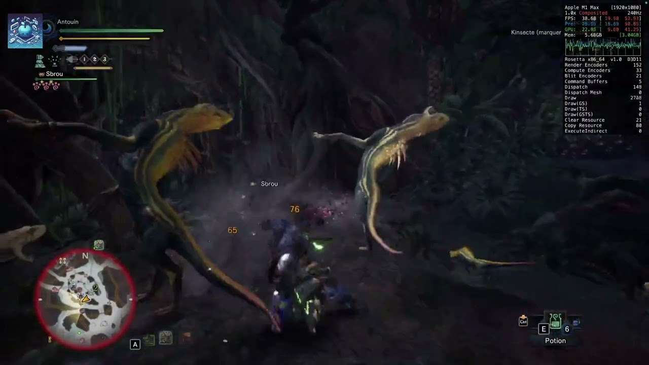Monster Hunter World on MAC OS with CrossOver ! #applegaming #monsterhunter  #monsterhunterworld
