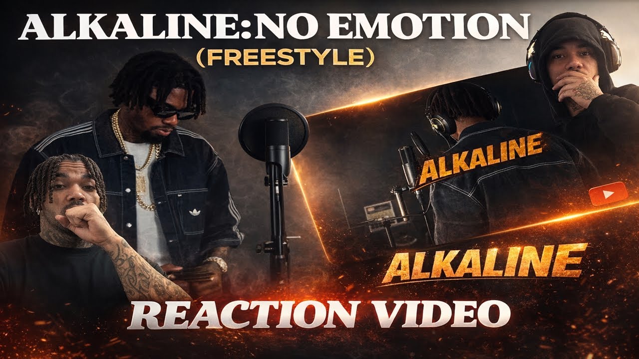 Alkaline - No Emotions (Freestyle Visualizer) REACTION By @J.nizzlive