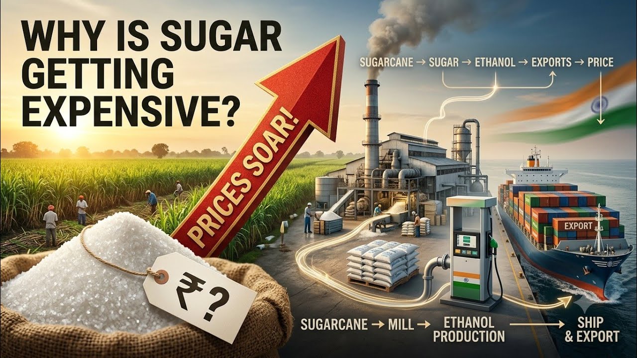 Why Is Sugar Getting Expensive in India? The Real Story Behind the Price
