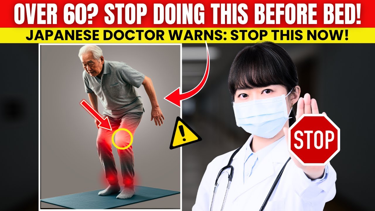 Over 60? 5 Evening Stretches Japanese Doctors Recommend for Better Sleep | Senior Health Tips
