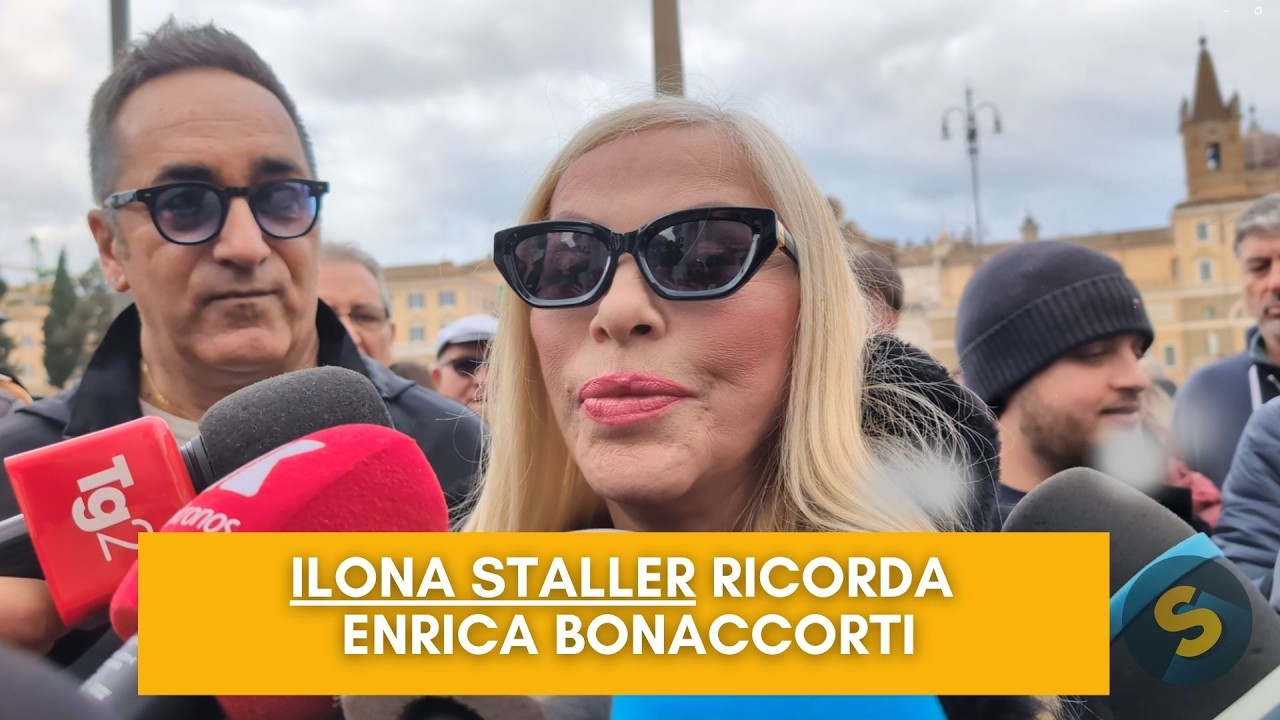 Funerali di Enrica Bonaccorti a Roma: il ricordo commosso di Ilona Staller (Cicciolina)