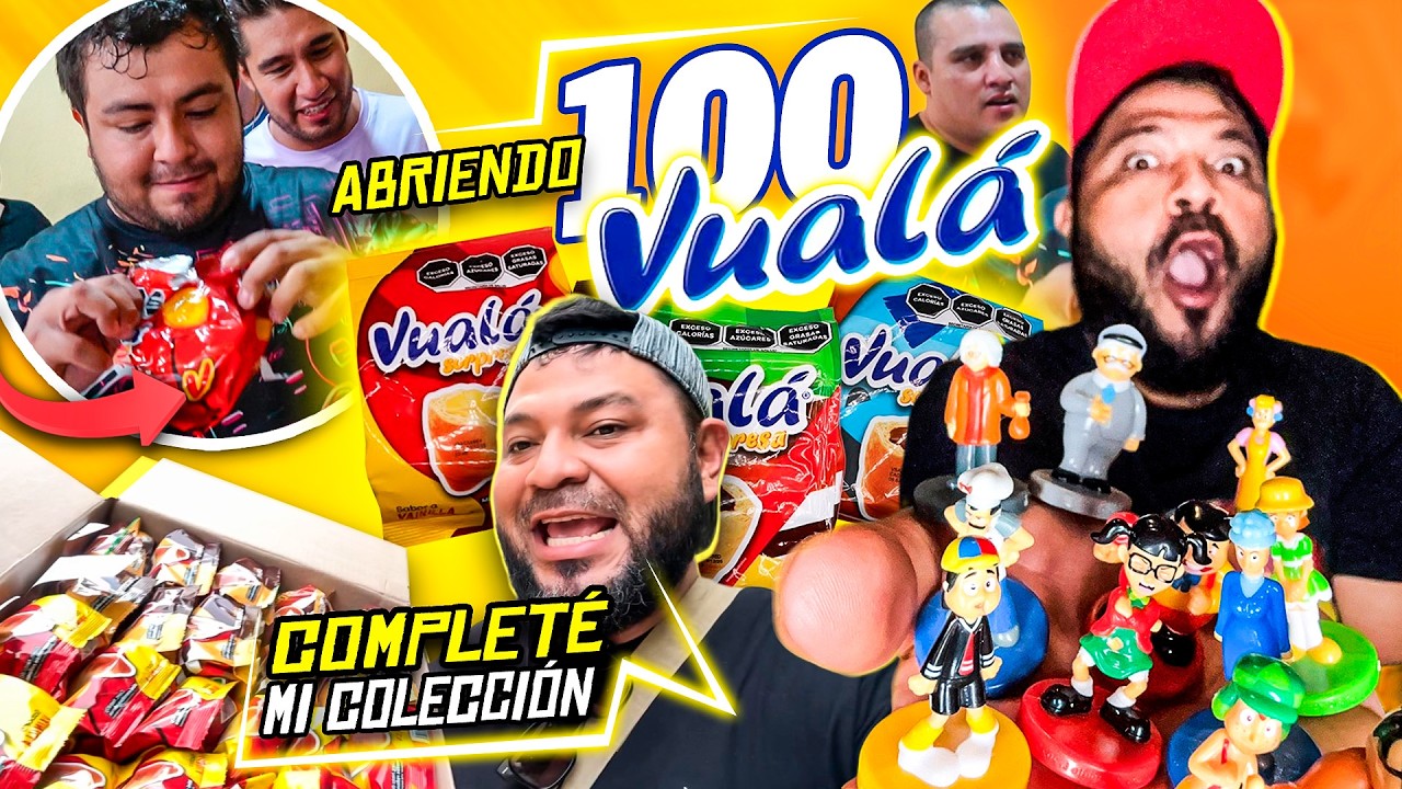 🔥ABRIENDO 100 VUALÁS 🥐con el CREW | Les QUITO sus figuritas CHAVO DEL 8