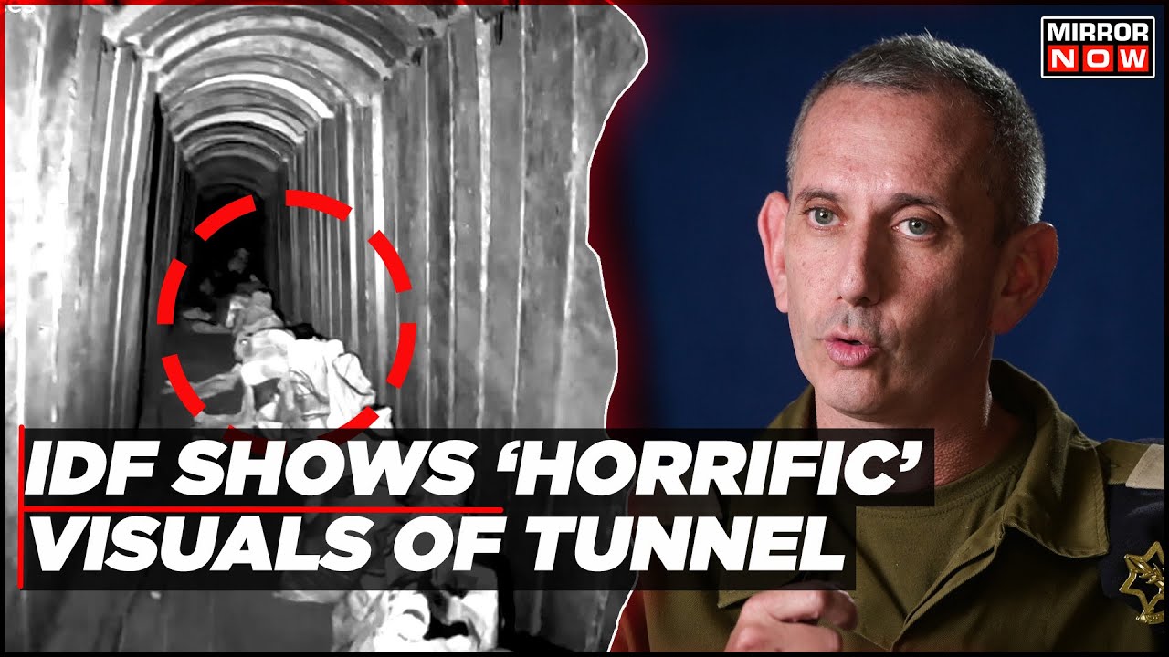 'Horrific Visuals' | IDF Releases Video Of Hamas' Tunnel | Daniel Hagari | Israel Vs Hamas |Top News