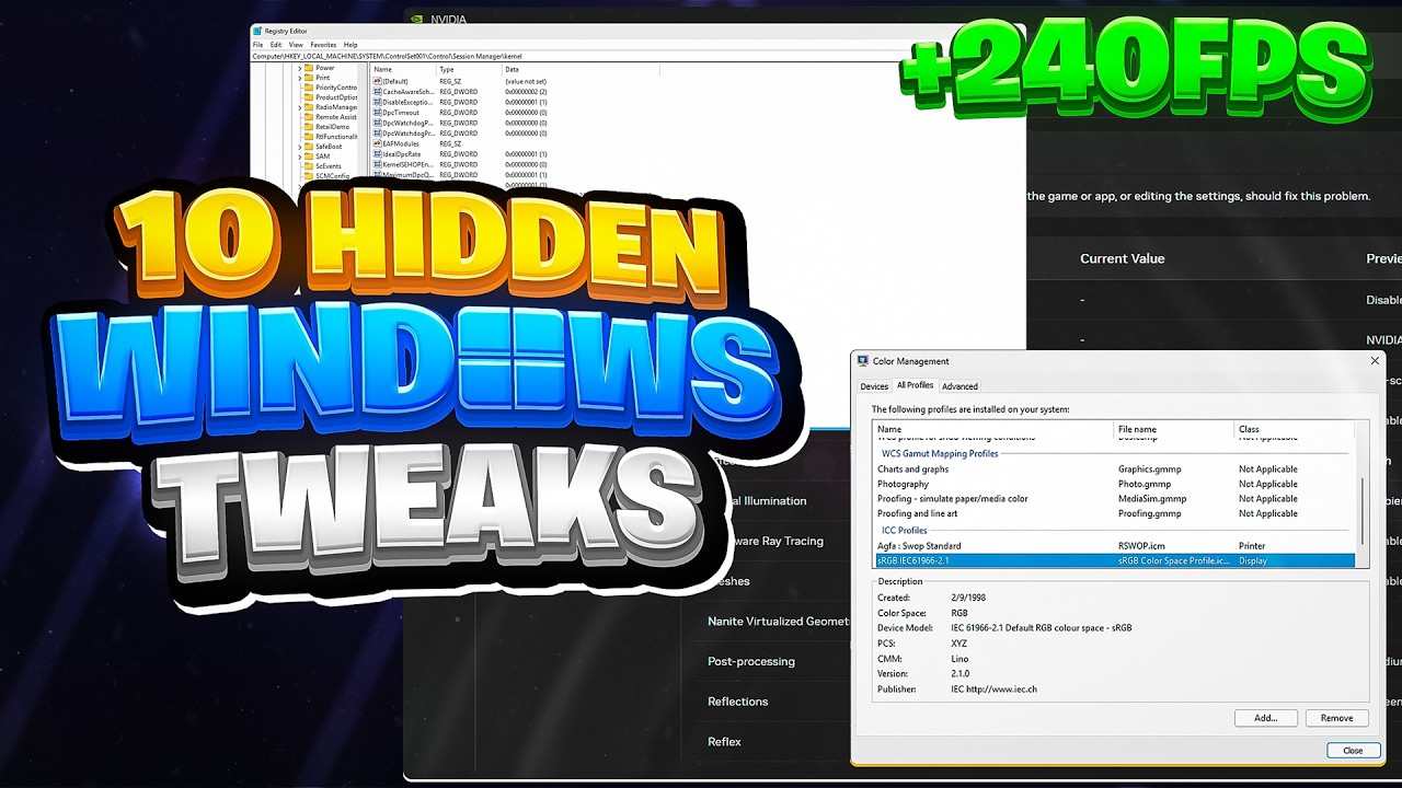 10 Secret Windows Optimizations (FPS Boost and ZERO Input Delay)