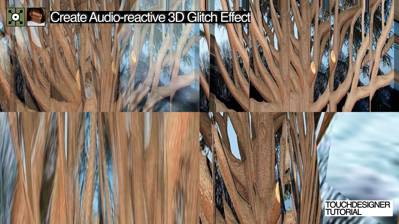 3d glitch effect in touchdesigner | tutorial