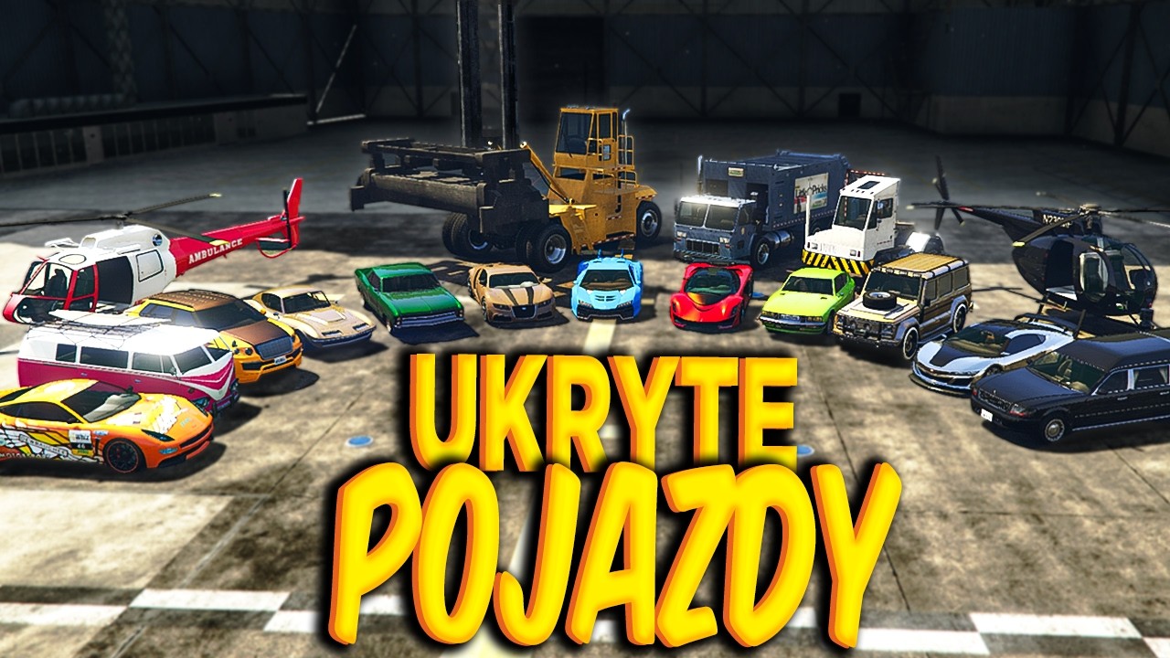 UKRYTE AUTA I POJAZDY w GTA V o KT&Oacute;RYCH NIE WIESZ?! [1/3]