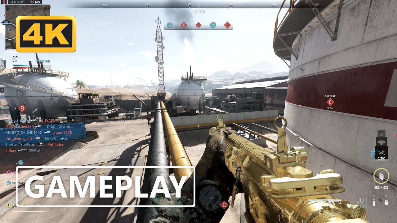 Call of Duty Modern Warfare 2 Ground War Gameplay 4K