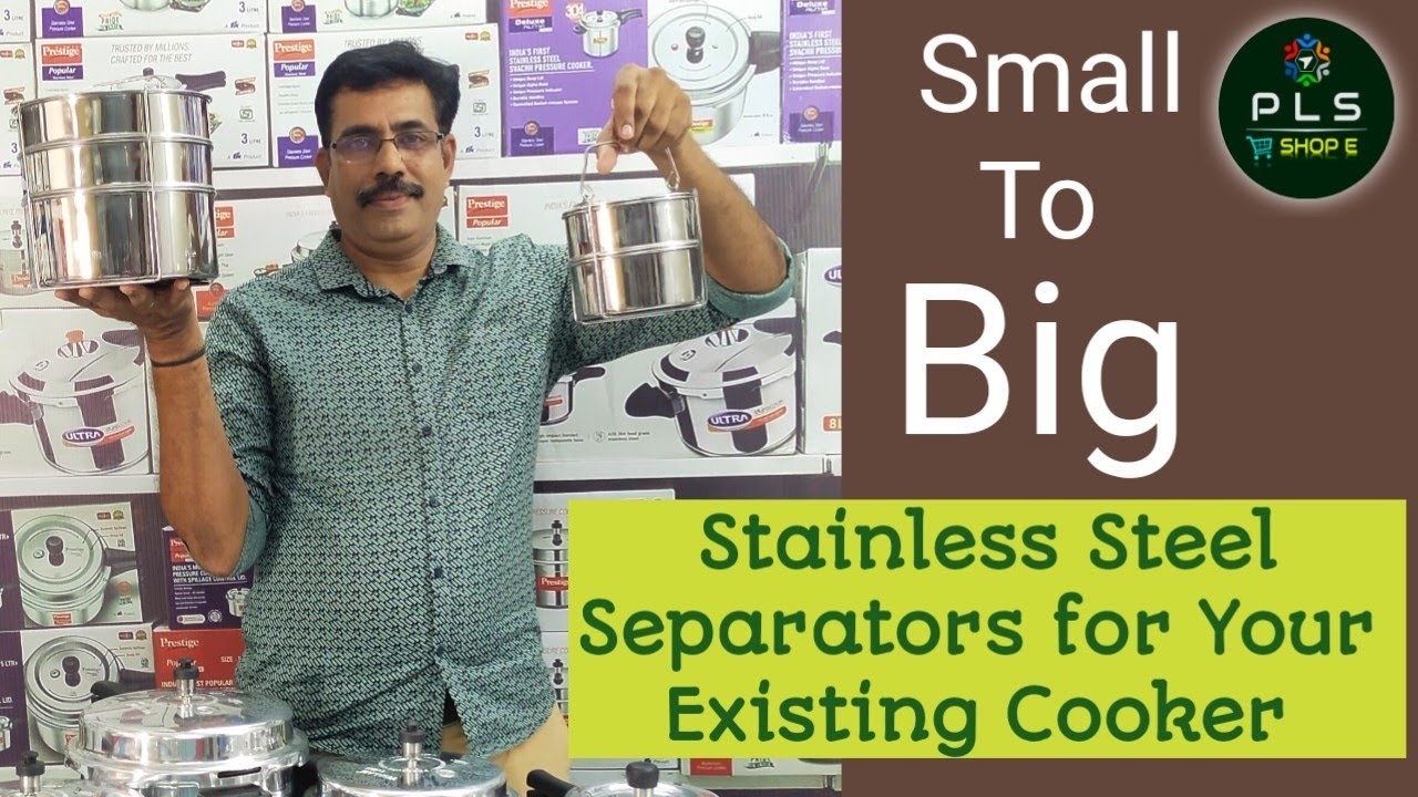 Small To Big Size Stainless Steel Separators For Your Existing Cooker