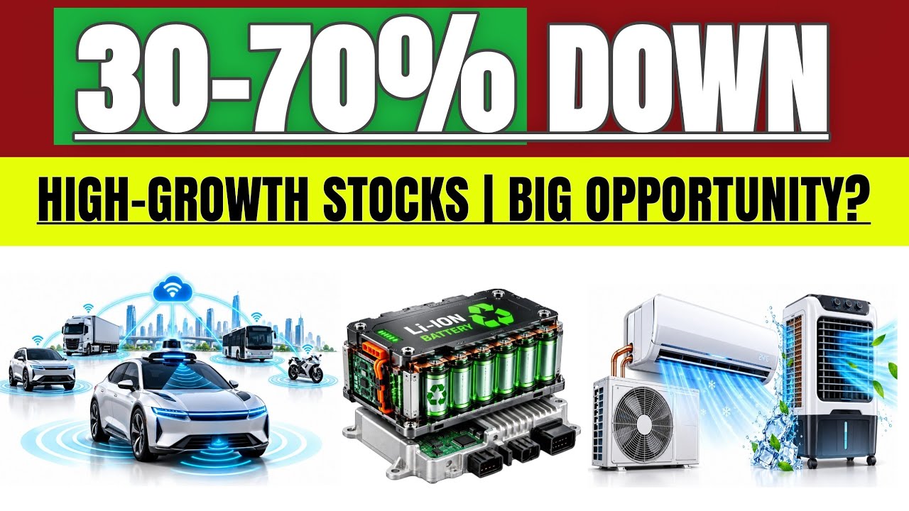 10 High-Growth Stocks Down 30&ndash;70% | Big Discount or Bigger Risk?