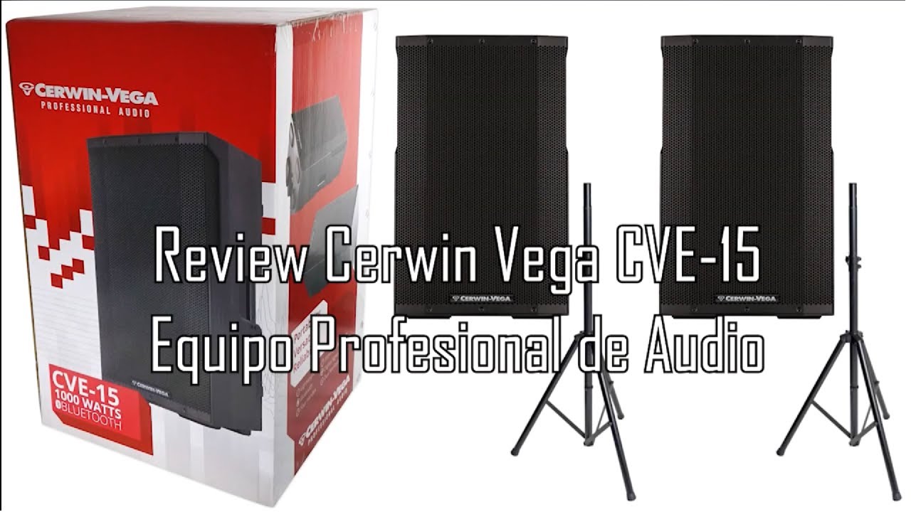 Cerwin Vega CVE 15 Review - Lo que necesitas saber! La mejor bocina amplificada 🙌🏻