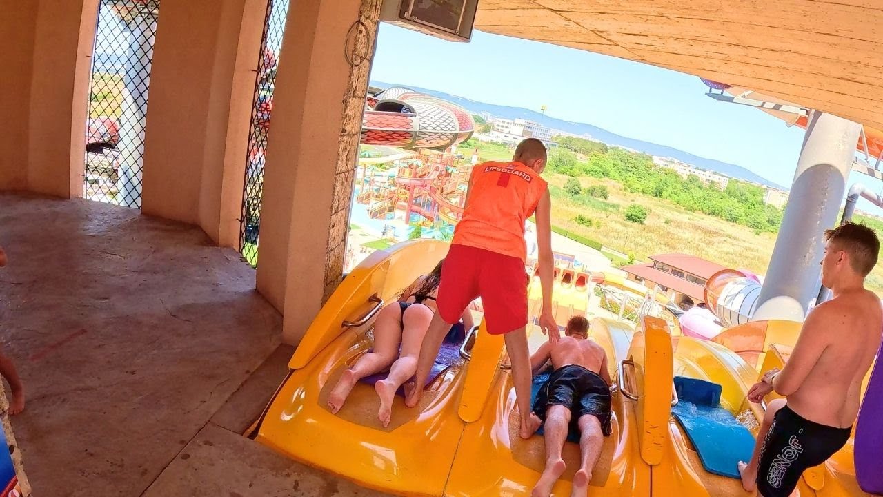 Unseen Secrets: Exploring Europe's INSANE Water Park. Aquaparadise in Bulgaria. All Waterslides
