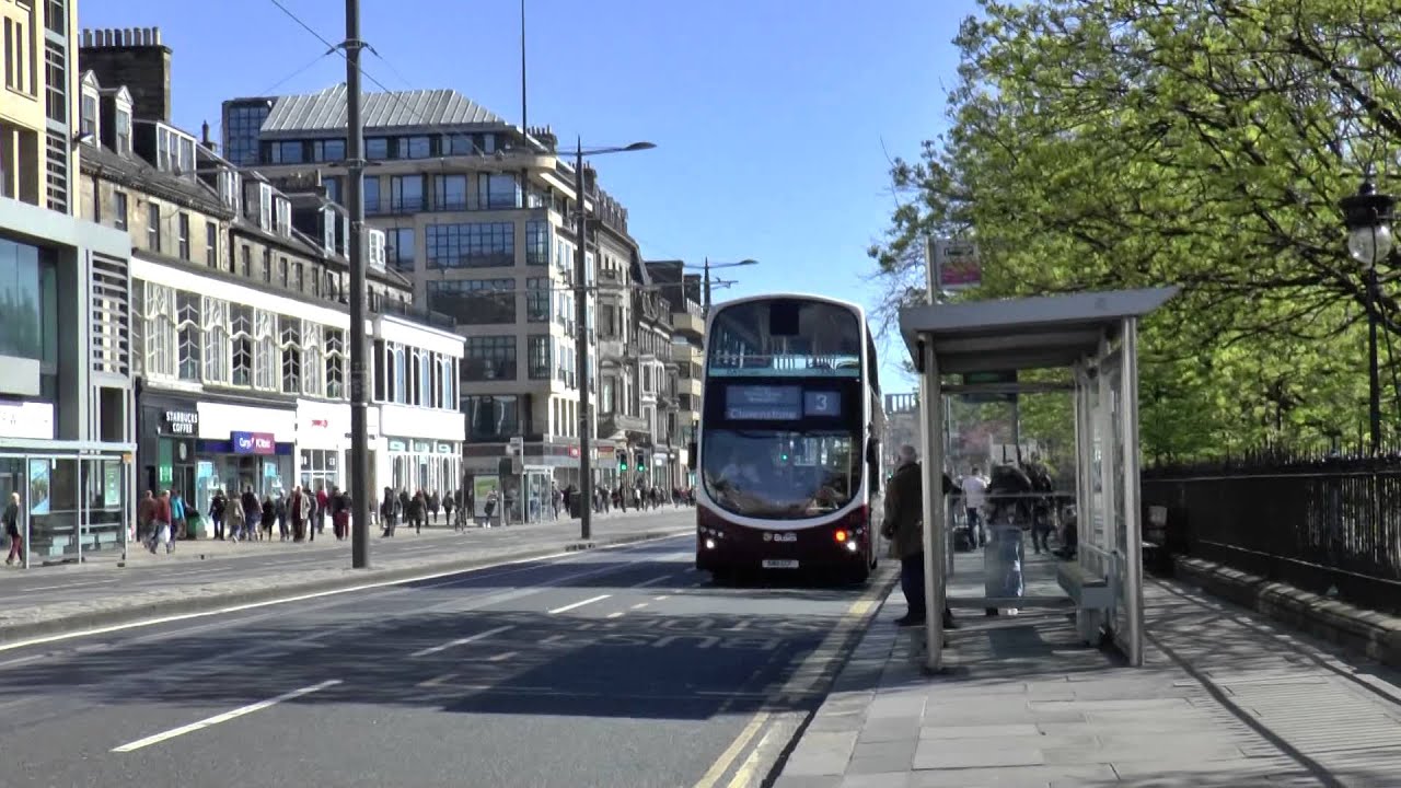 EDINBURGH BUSES AND TRAMS APRIL 2014