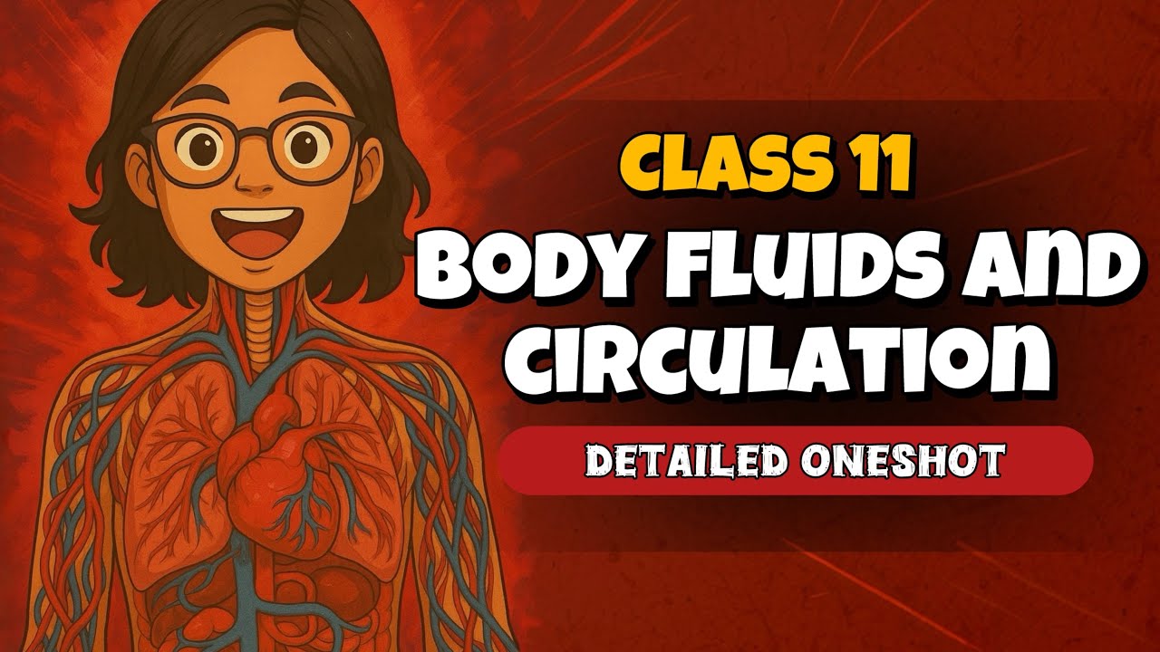 Class 11 Body Fluid and circulation Detailed Oneshot ⚡️