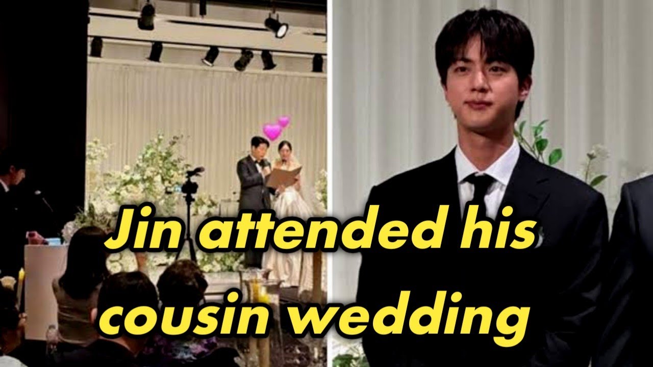 BTS Jin attended his cousin wedding ❤️