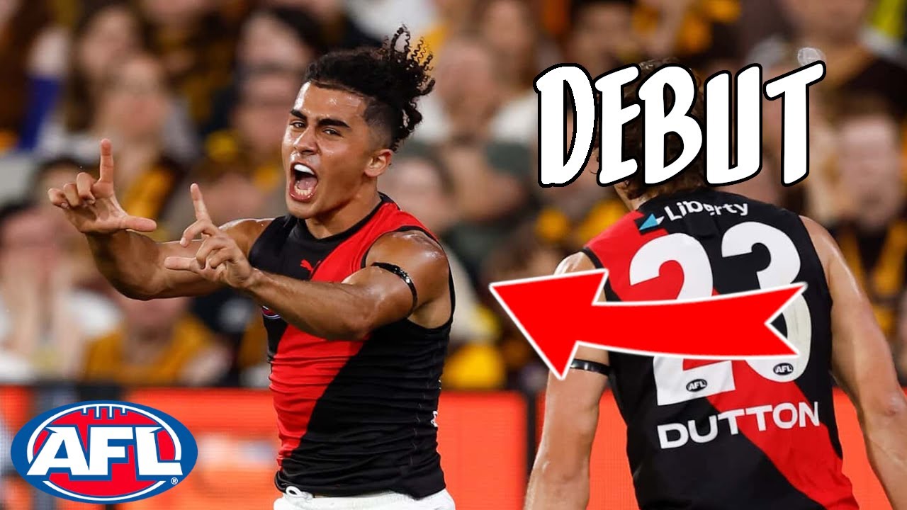 Isaac Kako Debut | Round 1 2025 AFL Highlights