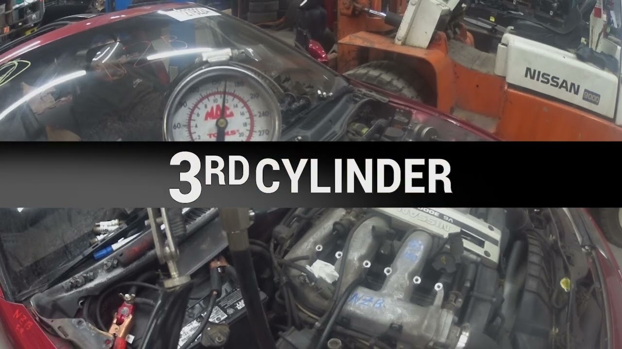 1990 Nissan 300ZX 2-seat Z32 3.0L VG30DE Compression test