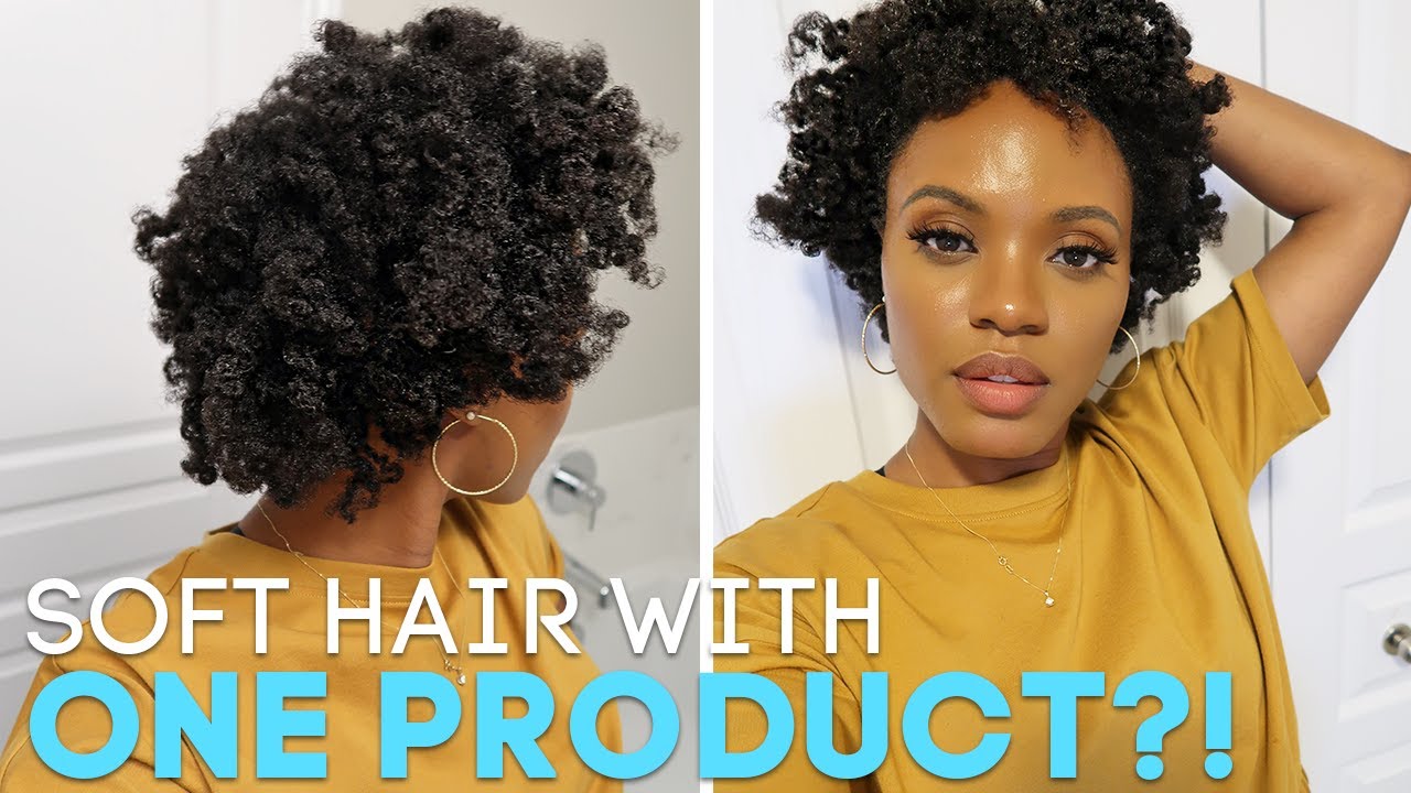 Soft Bouncy Curls on 4C hair with no heat, no oils and no butters!