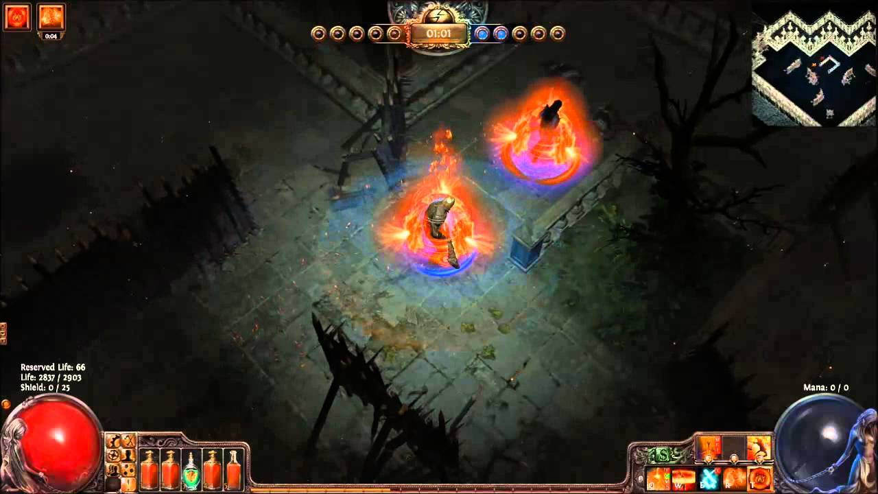 Path Of Exile PvP (Marauder Vs Fire witch)