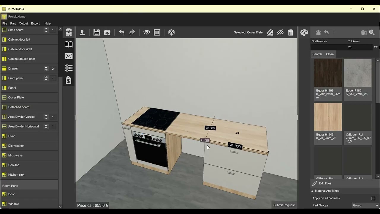 Tutorial TrunSHOP   Desenhando uma Cozinha Pequena