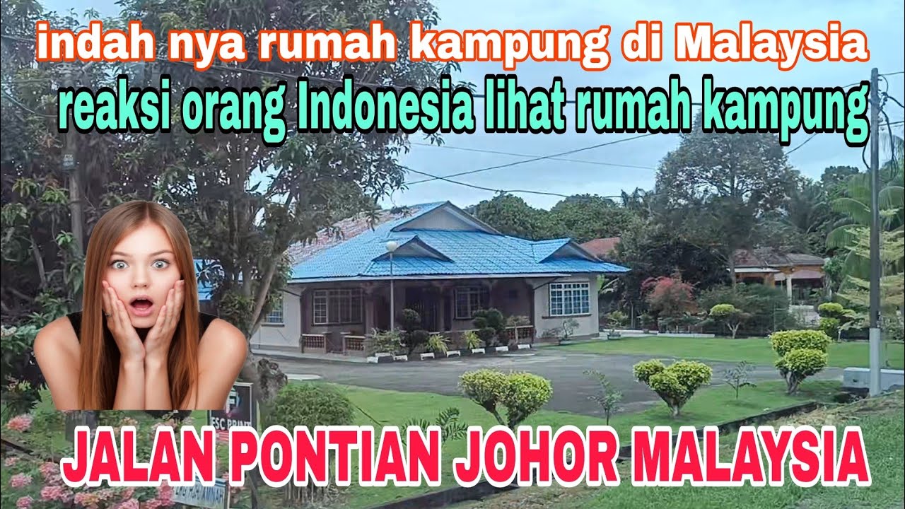 Rupanya seperti ini 🇲🇾❤️🇲🇨 rumah kampung di Pontian Johor Malaysia