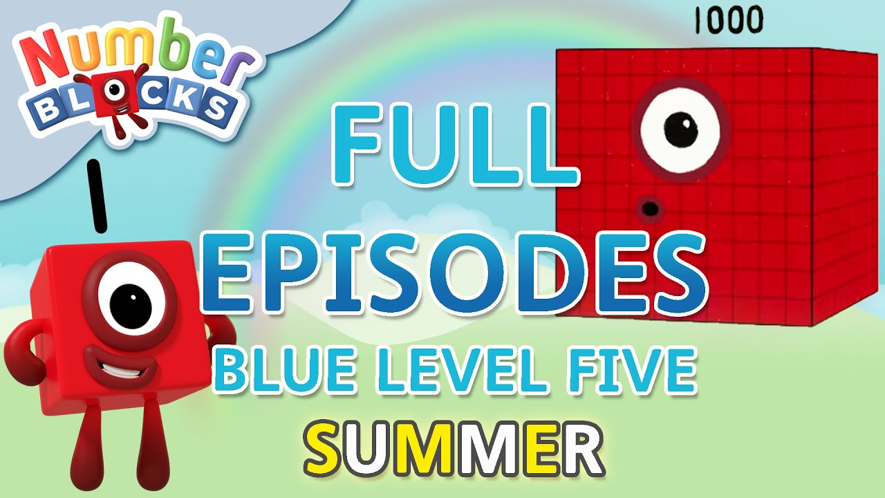 @Numberblocks- #SummerLearning | Blue Level Five | Full Episodes 4-5