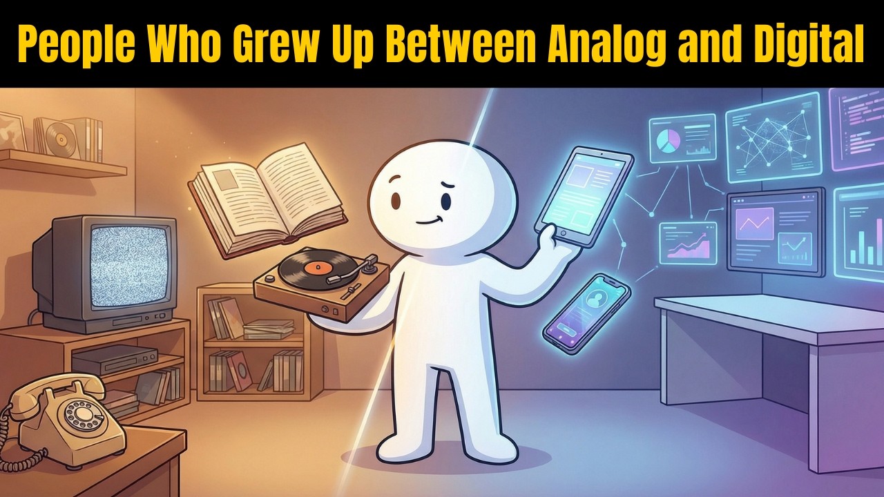 The Psychology of People Who Grew Up Between Analog and Digital Worlds