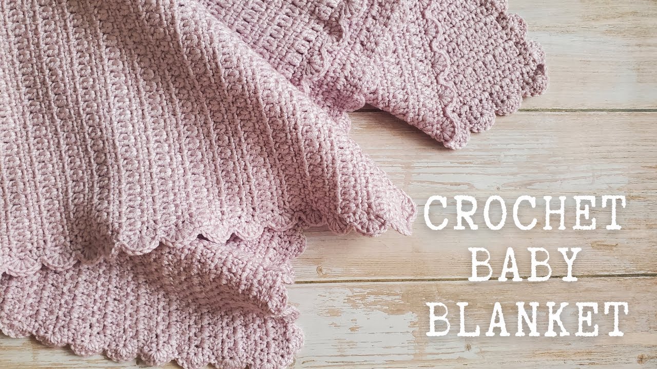 Easy Crochet Baby Blanket | Step-by-step Tutorial
