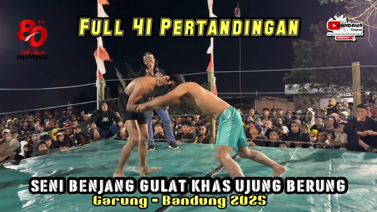 Full 41 Pertandingan!! Benjang Gulat Khas Ujung Berung Tahun 2025 Di Garung 