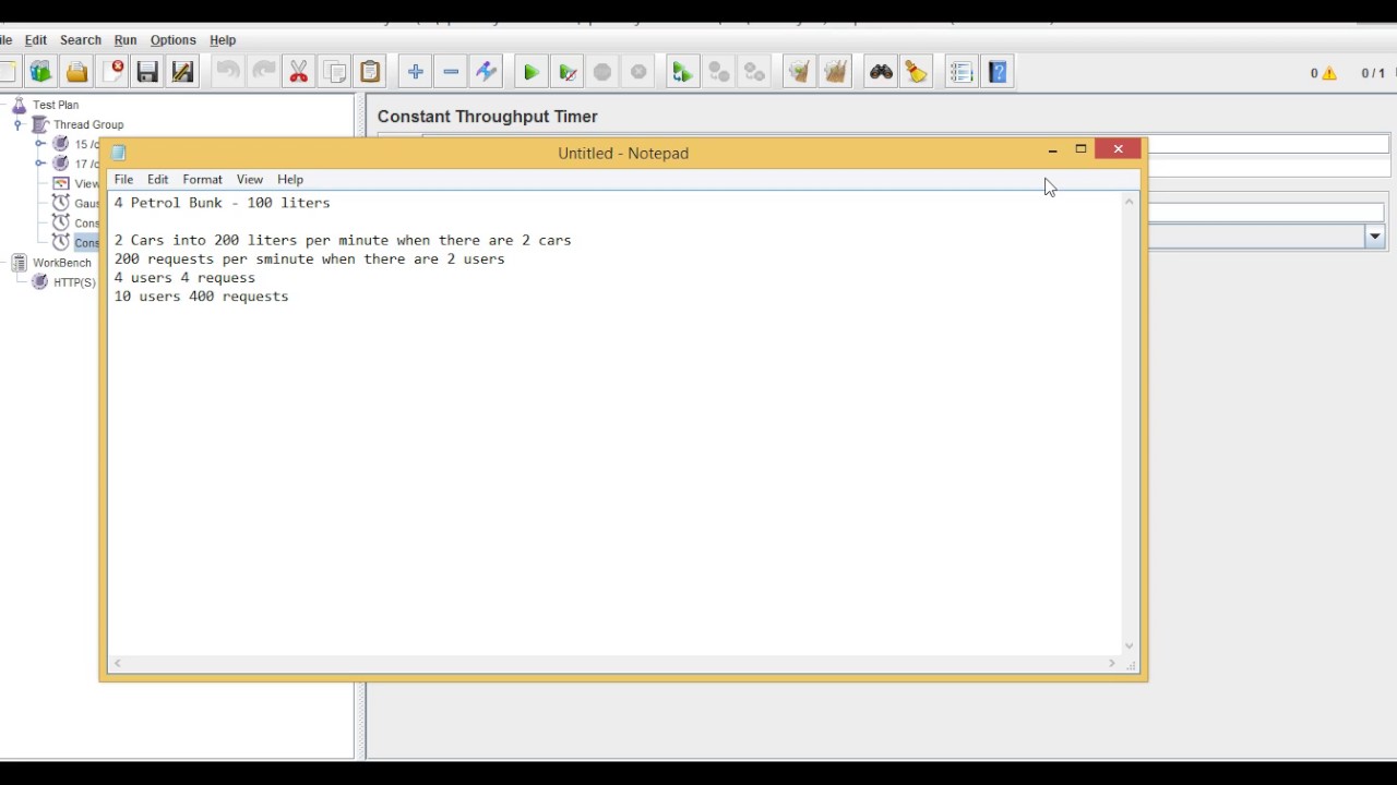Constant Throughtput Timer in Jmeter-Part 19
