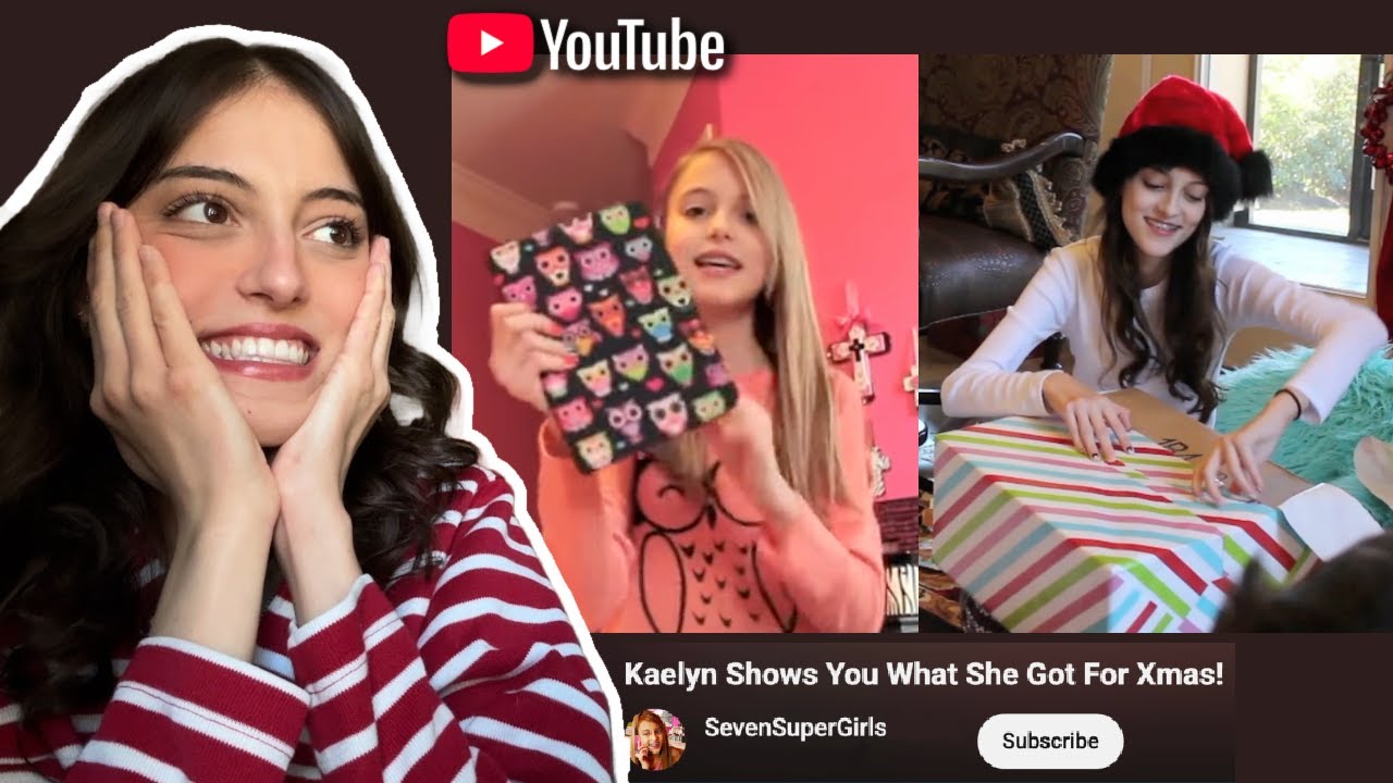 watching my old Christmas Haul videos…