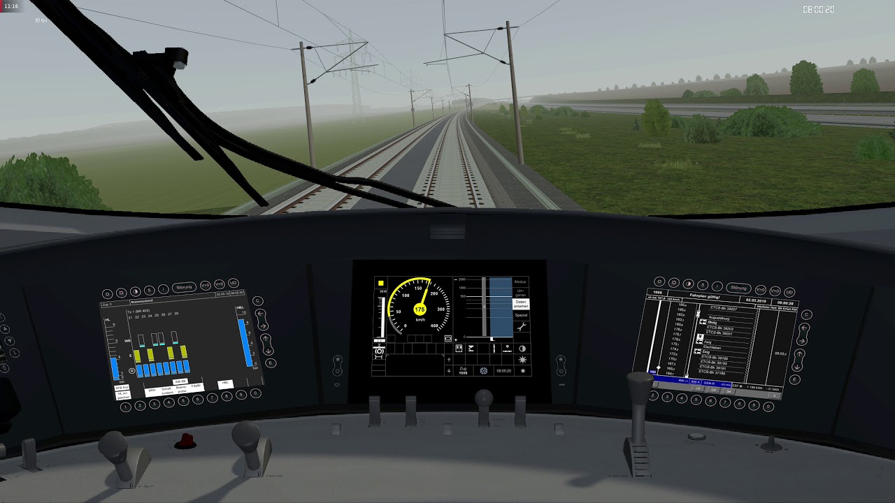 Zusi 3 [001]: ICE 3 ETCS mit 300km/h auf der VDE 8 nach Erfurt