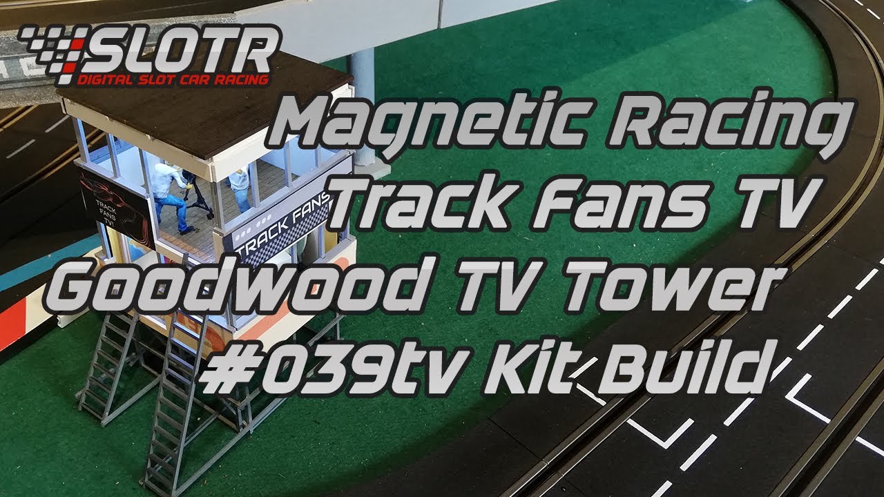 Magnetic Racing 039tv (Track Fans TV и Channel 9 Neus) Комплект для сборки телебашни в Гудвуде