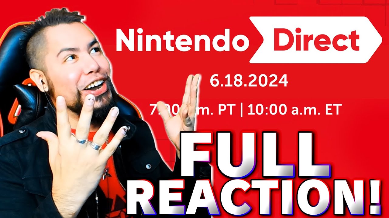 Nintendo Direct 6.18.2024 FULL REACTION! | HMK